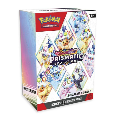 Pokémon TCG: Prismatic Evolutions Booster Bundle (6 Packs)