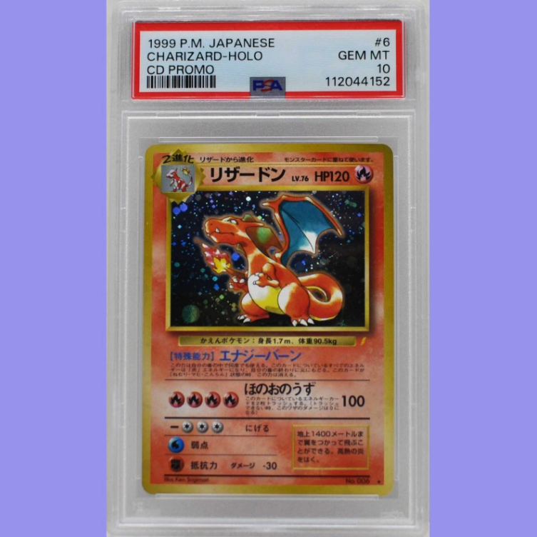 Pokemon Japanese Charizard, Venusaur,Blastoise, Snorlax CD Prom PSA 10 Gem Mint