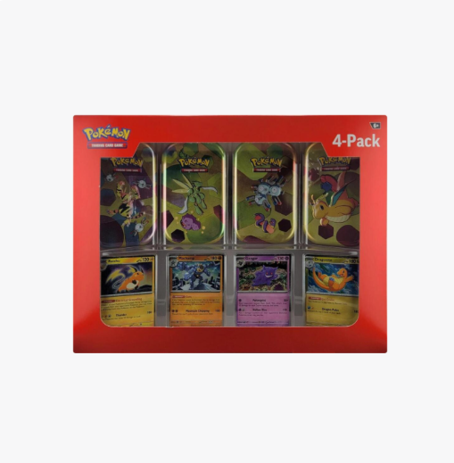 Sam's Club 151 (4 Mini Tins + 4 Promo Cards Bundle) - SV: Scarlet & Violet 151 (MEW)